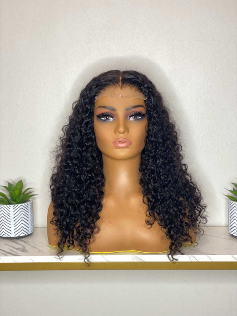 VANNA - Raw Burmese Curly Custom Made 5x5 HD Lace Closure wig