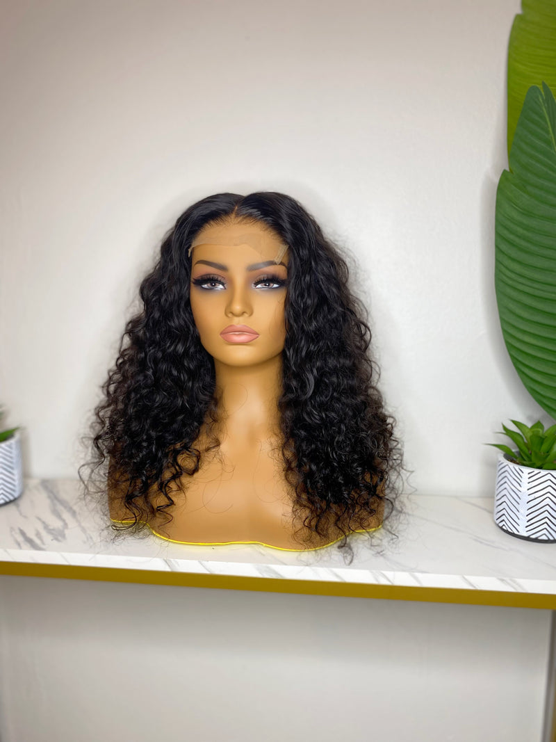 ROSE - Raw Indian Curly Custom Made 5x5 HD Lace Closure wig