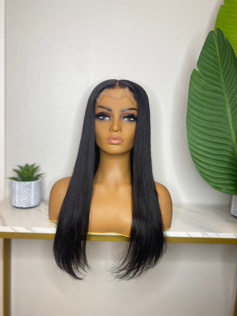 SOPHEA - Raw Cambodian Straight Custom Made 5x5 HD Lace Closure wig