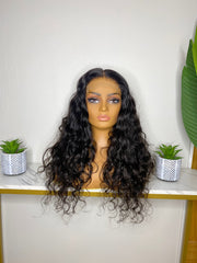 ZINA- Raw Indian Wavy Custom Made 5x5 Lace Closure wig